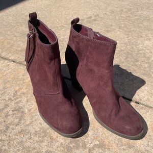 Old Navy Women's Ankle Boots - Deep Burgundy